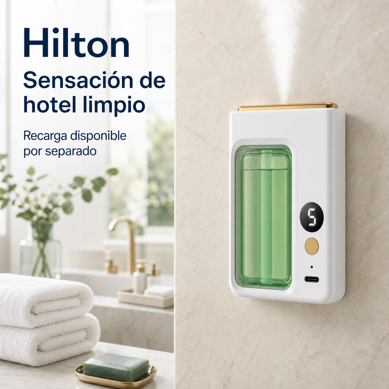 Difusor Automático de Pared Zetavax